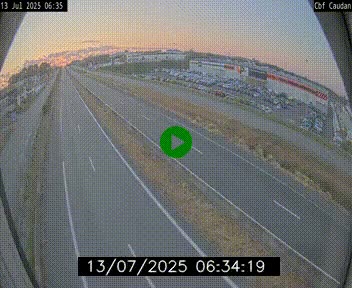 Webcam sur la N165 à hauteur de Caudan, dans le Morbihan.