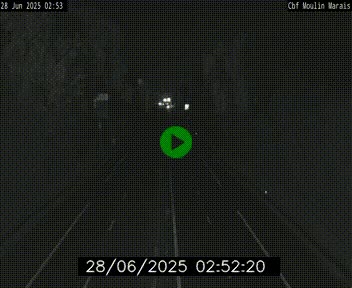 Webcam sur le périphérique de Nantes (N844) entre la Porte de Saint-Luce et la Porte d'Anjou, à l'est de la ville
