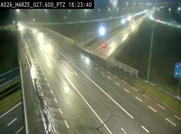 Caméra autoroute Belgique - Sougné-Remouchamps,E25 direction Luxembourg