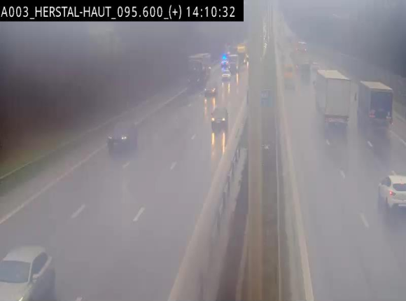 Webcam autoroute Belgique - Herstal - E40 direction Aix-la-Chapelle - BK 97