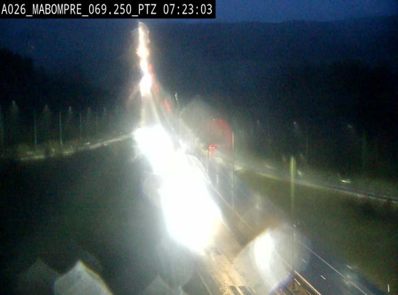 Webcam E25 (A26) à Mabompré. Vue orientée vers Liège