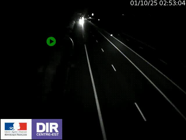 Webcam sur le contournement de Valence, sur la Nationale 7, à la jonction avec la N532, caméra orientée vers Grenoble