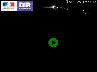 Webcam traffic à Grenoble-sud sur l'autoroute A480. Vue orientée vers l'entrée et la sortie de Grenoble