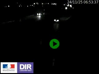 Webcam routière sur la RN6 à Auxerre, à hauteur de la sortie Monéteau, en direction de l'A6 (Gurgy)