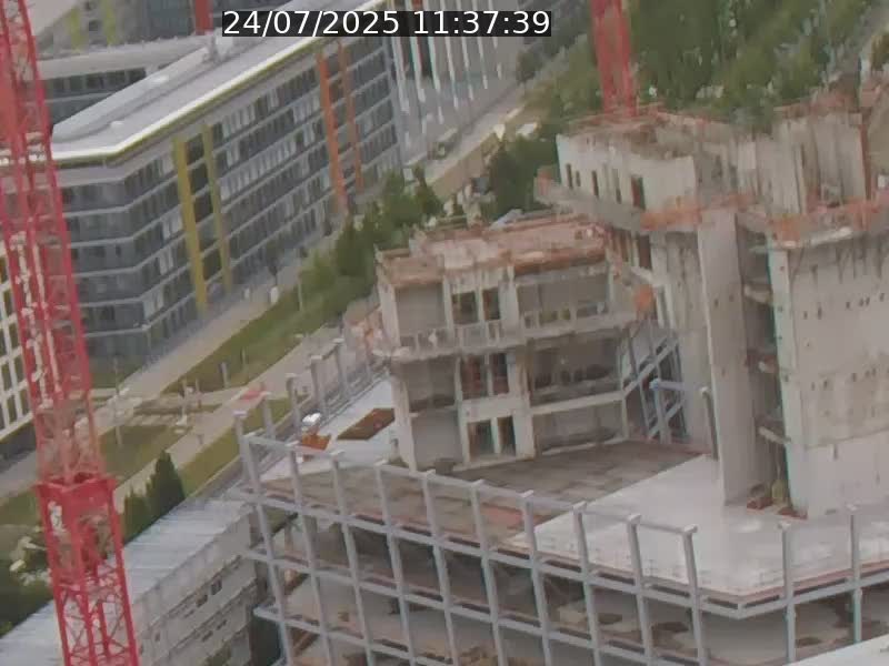 Webcam sur l'avenue John Fitzgerald Kennedy (N51) avec vue orientée vers le Findel