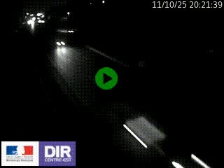 Webcam routière à Saint-Etienne-Terrenoire sur la RN88 avant la jonction entre l'A72 et le Boulevard Périphérique de Saint-Etienne
