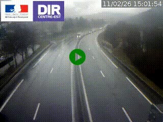 Caméra sur la Nationale 90 (N90) à La Léchère, en direction et à proximité d'Albertville