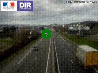 Caméra autoroute à Saint-Etienne (Les Littes) à hauteur du Ikea Saint-Etienne sur l'A72 en direction de Roanne