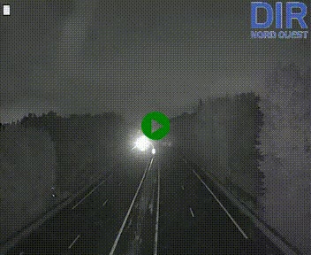 Webcam sur le périphérique de Caen (N814) à l'est de la ville, à Mondeville hauteur de la sortie 2, Presqu'île-Rives de l'Orne, au bout de l'autoroute A13