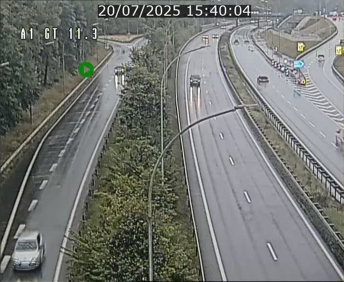 Traffic live webcam Luxembourg Senningerberg - A1 direction Allemagne - BK 11.3