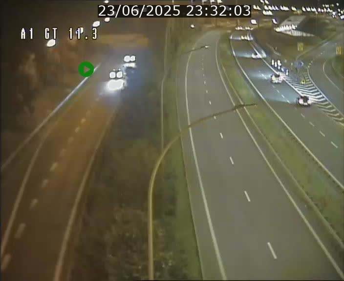 Traffic live webcam Luxembourg Senningerberg - A1 direction Allemagne - BK 11.3
