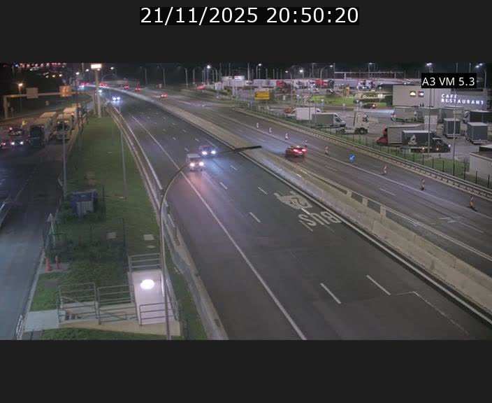Traffic live webcam Luxembourg Aire de Berchem - A3 - BK 5 - direction France