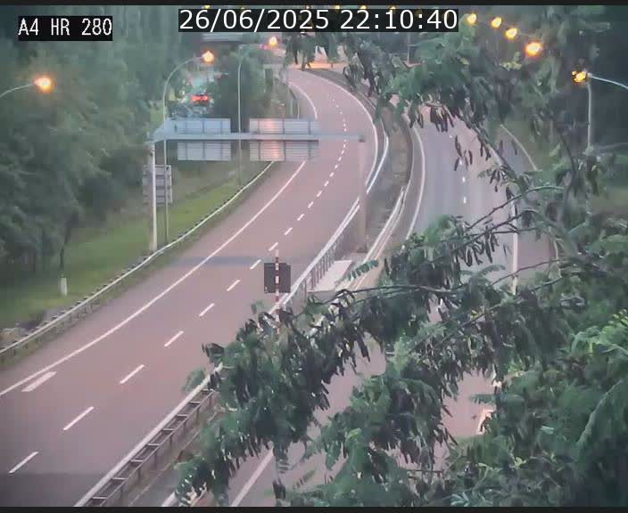 Webcam traffic A4 Luxembourg - BK 0.2 - P+R Bouillon (direction Luxembourg)