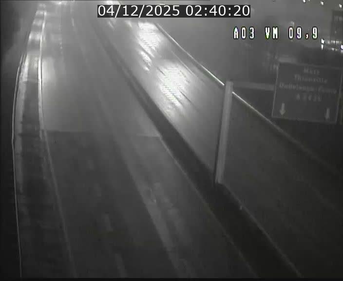 Webcam Autoroute à la Croix de Bettembourg - A3 - BK 9.9 - direction France