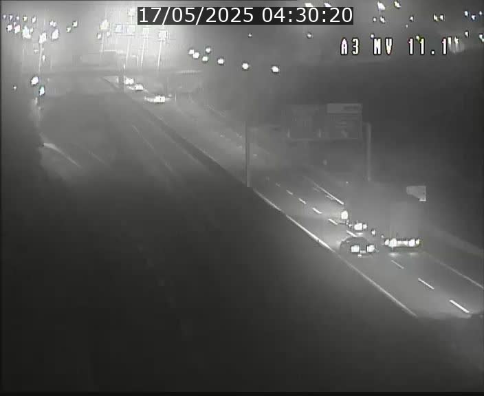 Traffic live webcam Luxembourg Croix de Bettembourg A3 - BK 11.1 - direction Luxembourg-ville