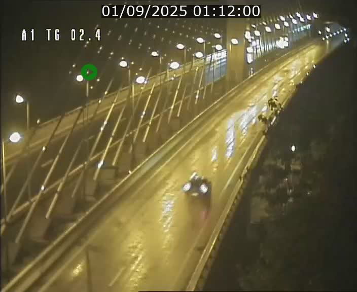 Traffic live webcam Luxembourg Sandweiler - A1 direction Luxembourg-ville - BK 2.4