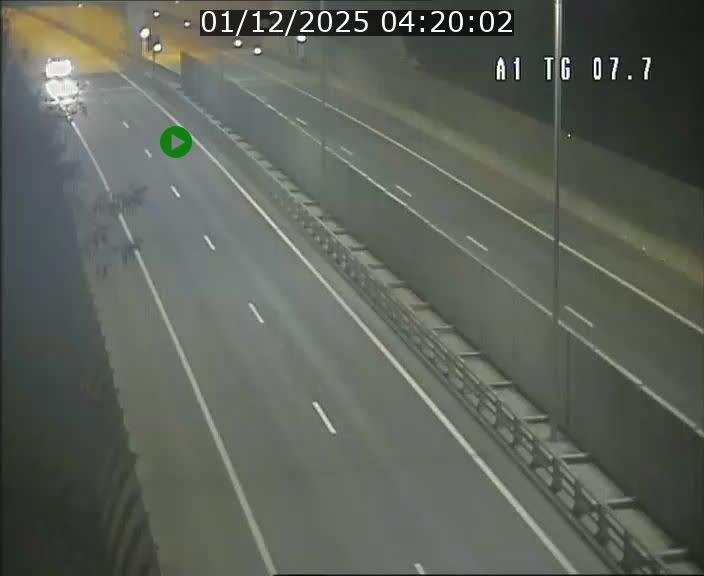 Traffic live webcam Luxembourg Kirchberg - A1 direction Luxembourg-ville - BK 7.7