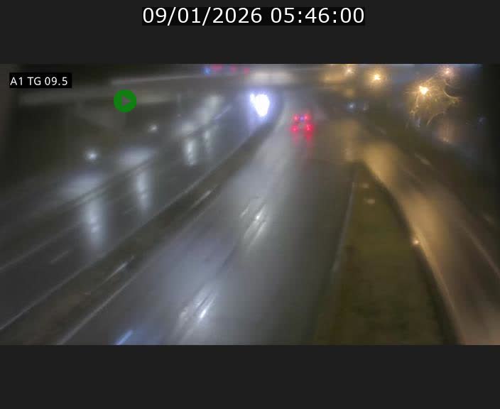 Traffic live webcam Luxembourg Jonction Grünewald - A1 direction Luxembourg-ville - BK 9.5