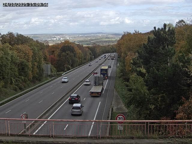 Caméra autoroute France - A33, Houdemont direction Lunéville
