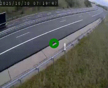 Caméra autoroutière France - A75, Engayresque, entre Millau et Séverac-le-Chateau, en direction de Montpellier