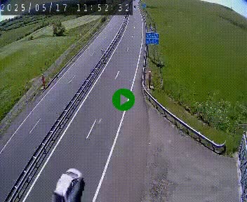 Caméra autoroute A75 à hauteur du col de la Fageole en direction de Clermont-Ferrand