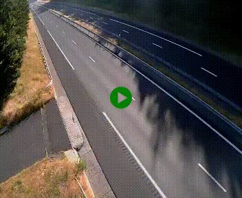 Caméra autoroute A75 à hauteur du col des Issartets en direction de Montpellier