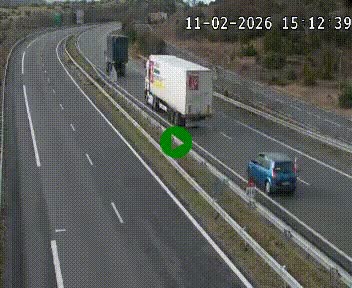 Caméra autoroute A75 à hauteur de la sortie 49 Le Caylar en direction de Montpellier