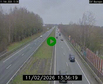 Webcam sur le périphérique de Rennes (N136) à hauteur de Maurepas, au nord de la ville
