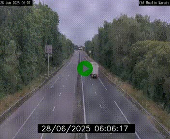 Webcam sur le périphérique de Nantes (N844) entre la Porte de Saint-Luce et la Porte d'Anjou, à l'est de la ville
