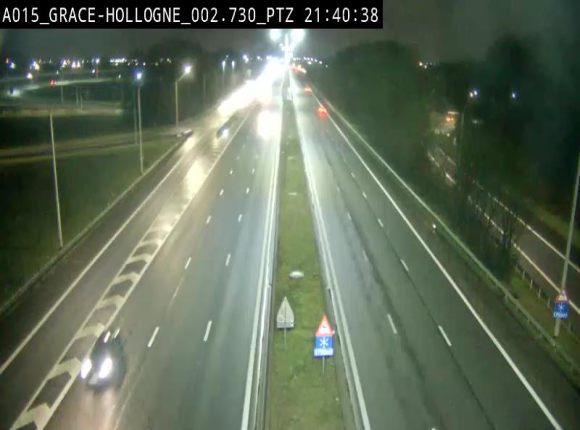 Caméra trafic Belgique - Grâce-Hollogne - E42, jonction avec A604, direction Loncin/Aéroport de Liège - BK 3.2