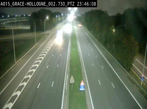 Caméra trafic Belgique - Grâce-Hollogne - E42, jonction avec A604, direction Loncin/Aéroport de Liège -  BK 3.2