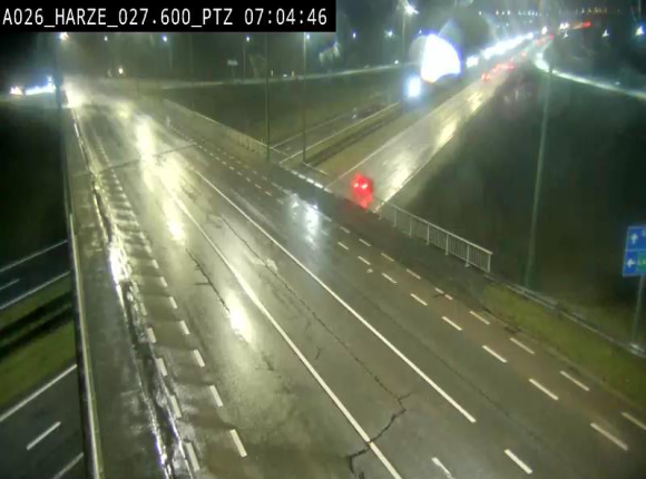 Caméra autoroute Belgique - Sougné-Remouchamps,E25 direction Luxembourg