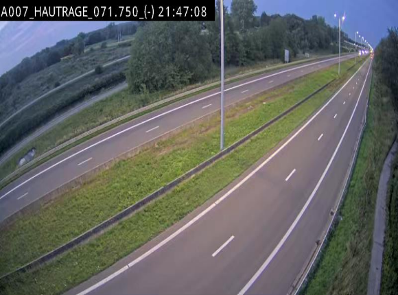 Webcam autoroute Belgique - Hautrage - E19 - BK 71.7