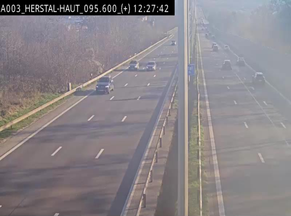Webcam autoroute Belgique - Herstal - E40 direction Aix-la-Chapelle - BK 97