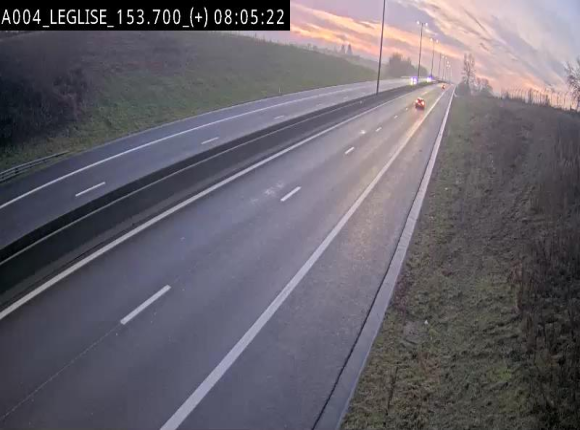 Webcam autoroute E411 à hauteur de Léglise, en direction de Luxembourg