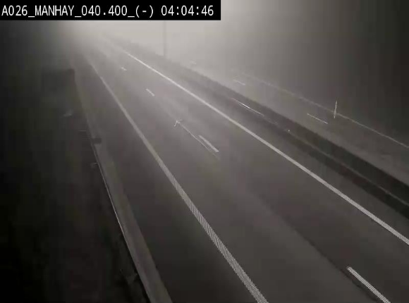 Webcam autoroute A26/E25 à hauteur de Manhay, après la jonction avec la N651 en direction de Liège - BK 40.4