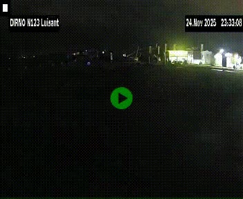 Webcam en périphérie de Chartres sur la N123, à hauteur de Luisant. Vue orientée vers Chartres