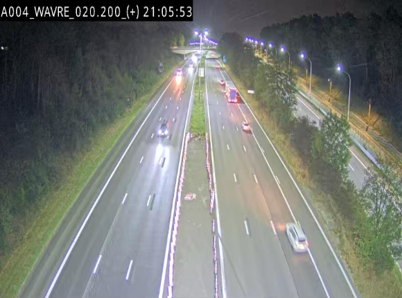 Webcam @ Wavre-sud KP 19.6, A4/E411