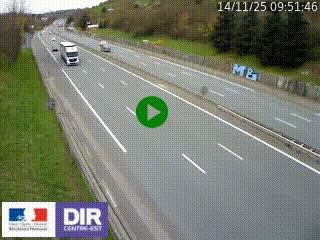 Webcam routière à Saint-Etienne-Terrenoire sur la RN88 avant la jonction entre l'A72 et le Boulevard Périphérique de Saint-Etienne