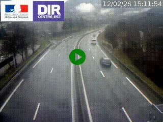 Caméra sur la Nationale 90 (N90) à La Léchère, en direction et à proximité d'Albertville