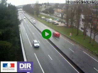 Webcam routière à Le Chambon-Feugerolles sur la RN88 entre Firminy et Saint-Etienne