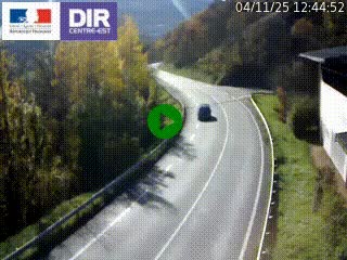 Caméra trafic sur la N90 à Bourg-Saint-Maurice, en provenance d'Aoste et en direction d'Albertville