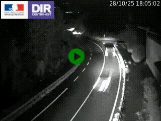Caméra trafic sur la N90 à Bourg-Saint-Maurice, en provenance d'Aoste et en direction d'Albertville