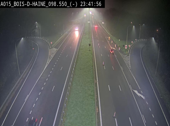 Webcam autoroute Belgique - Bois d'Haine - E42 - BK 98.6
