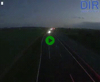 Webcam sur A84 à hauteur de l'échangeur de Poilley avec la N175, au sud d'Avranches