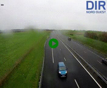 Webcam sur A84 à hauteur de l'échangeur de Poilley avec la N175, au sud d'Avranches