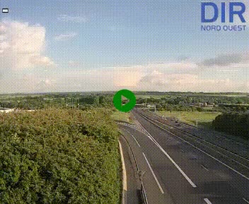 Webcam au début de l'A84 sur le périphérique Ouest de Caen (N814) à hauteur de la sortie 9, Porte de Bretagne