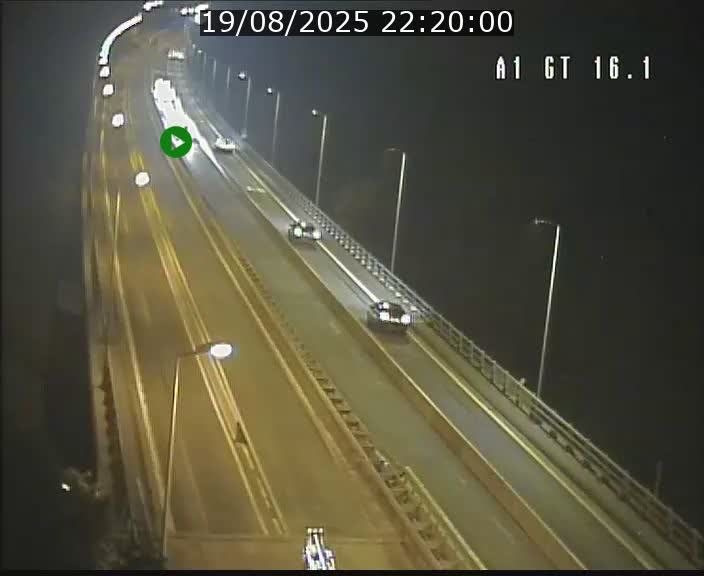 Traffic live webcam Luxembourg Niederanven - A1 direction Allemagne - BK 16.1