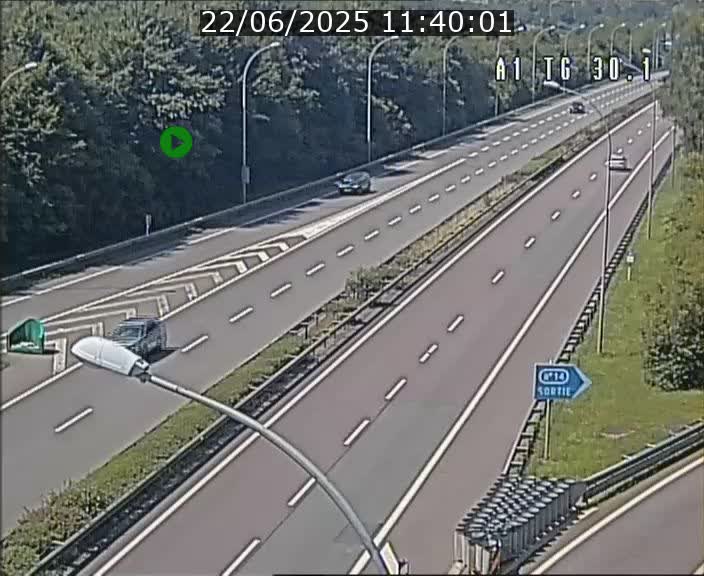 Traffic live webcam Luxembourg Grevenmacher - A1 direction Luxembourg - BK 30.1