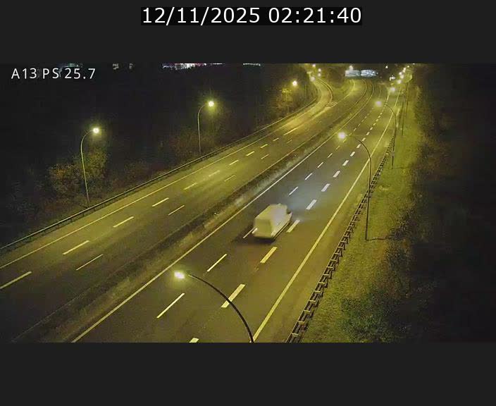 Traffic live webcam Luxembourg Frisange - A13 direction Allemagne - BK 26
